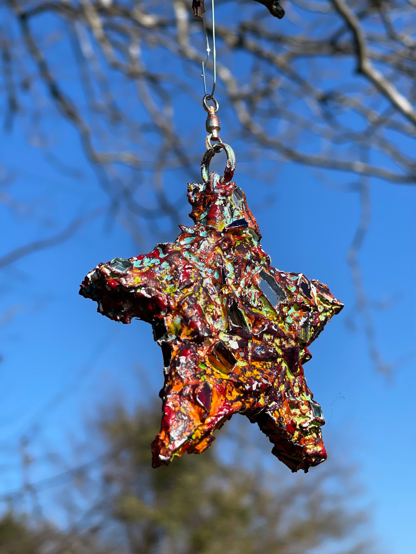 Industrial Chic Star Ornament