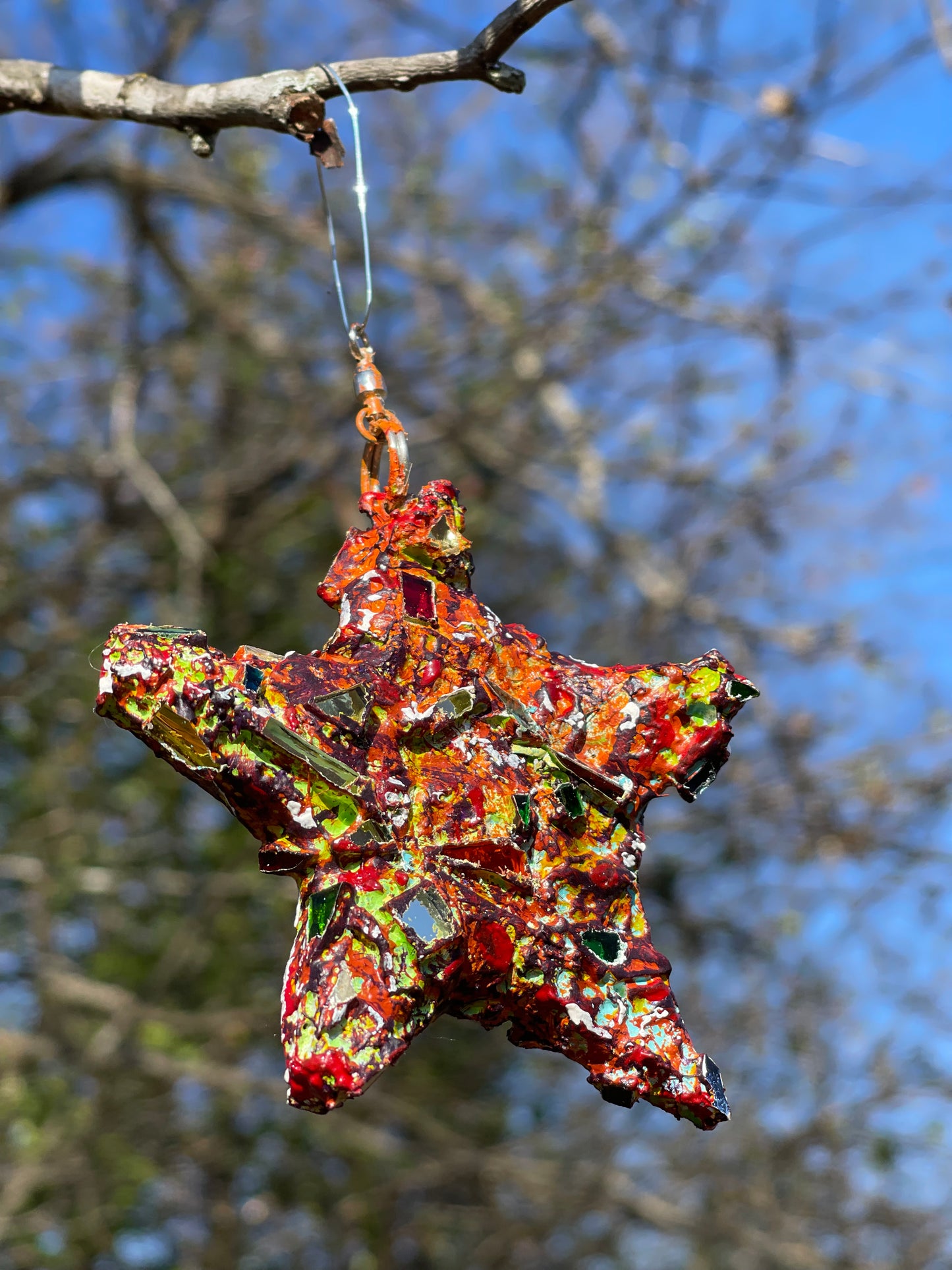 Industrial Chic Star Ornament