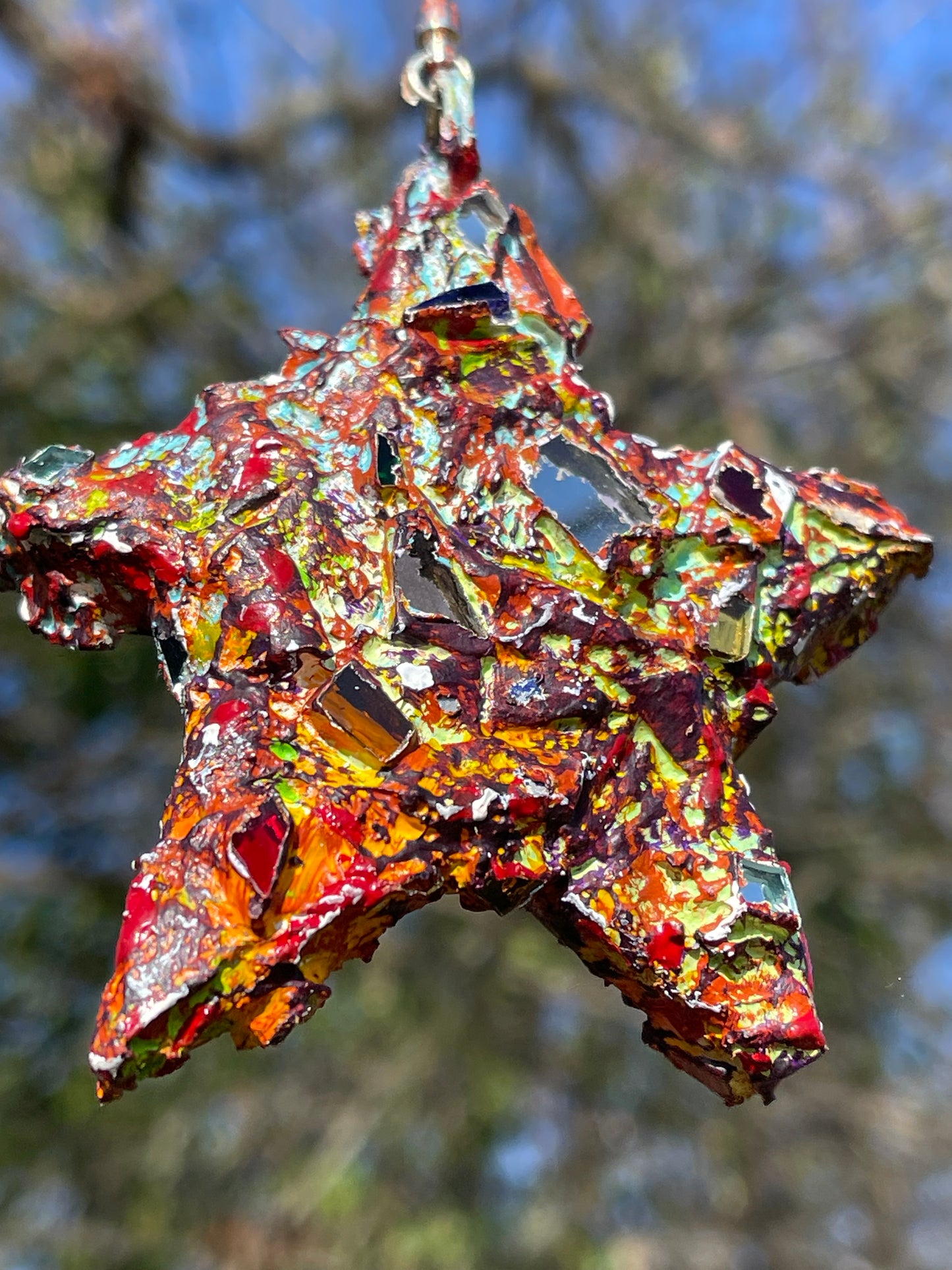 Industrial Chic Star Ornament