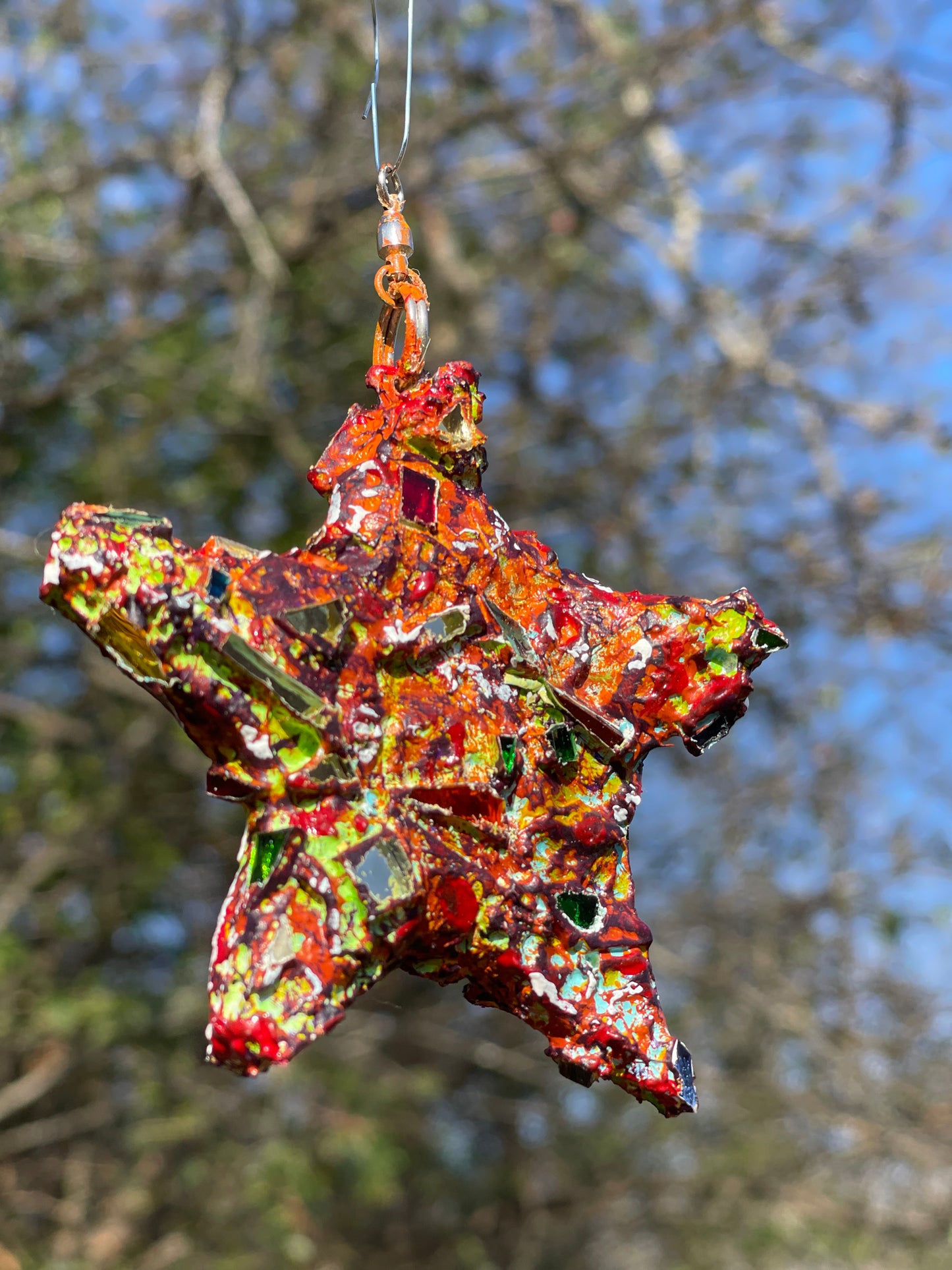 Industrial Chic Star Ornament