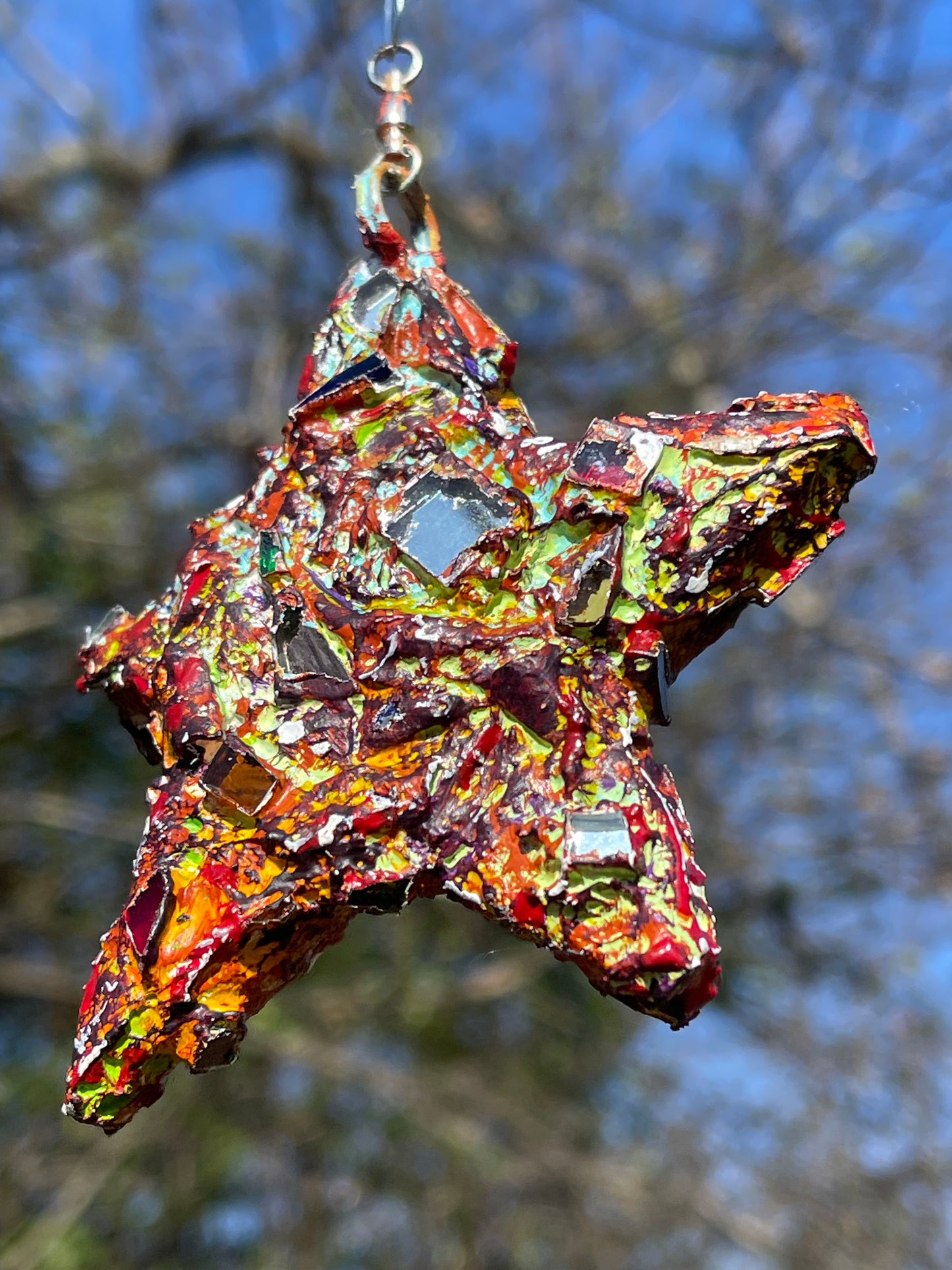 Industrial Chic Star Ornament