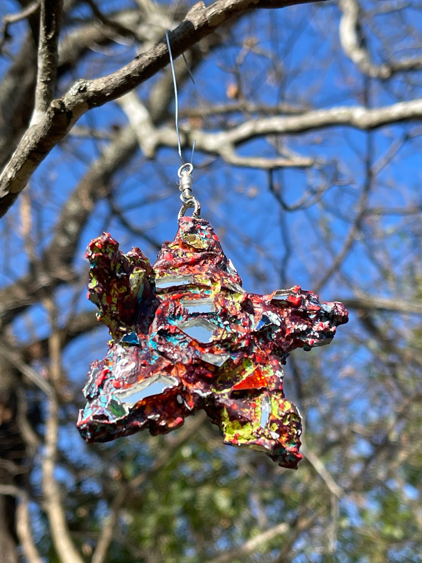 Industrial Chic Star Ornament