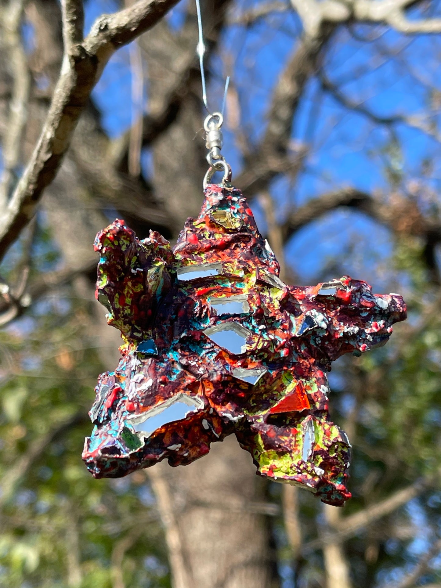 Industrial Chic Star Ornament