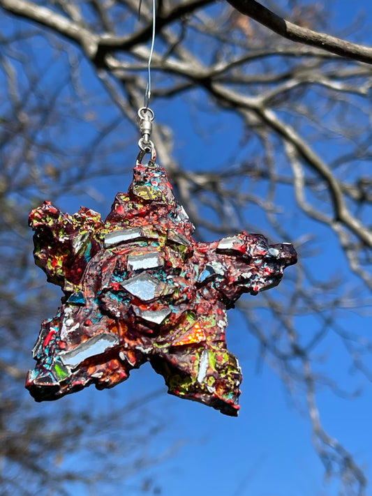 Industrial Chic Star Ornament