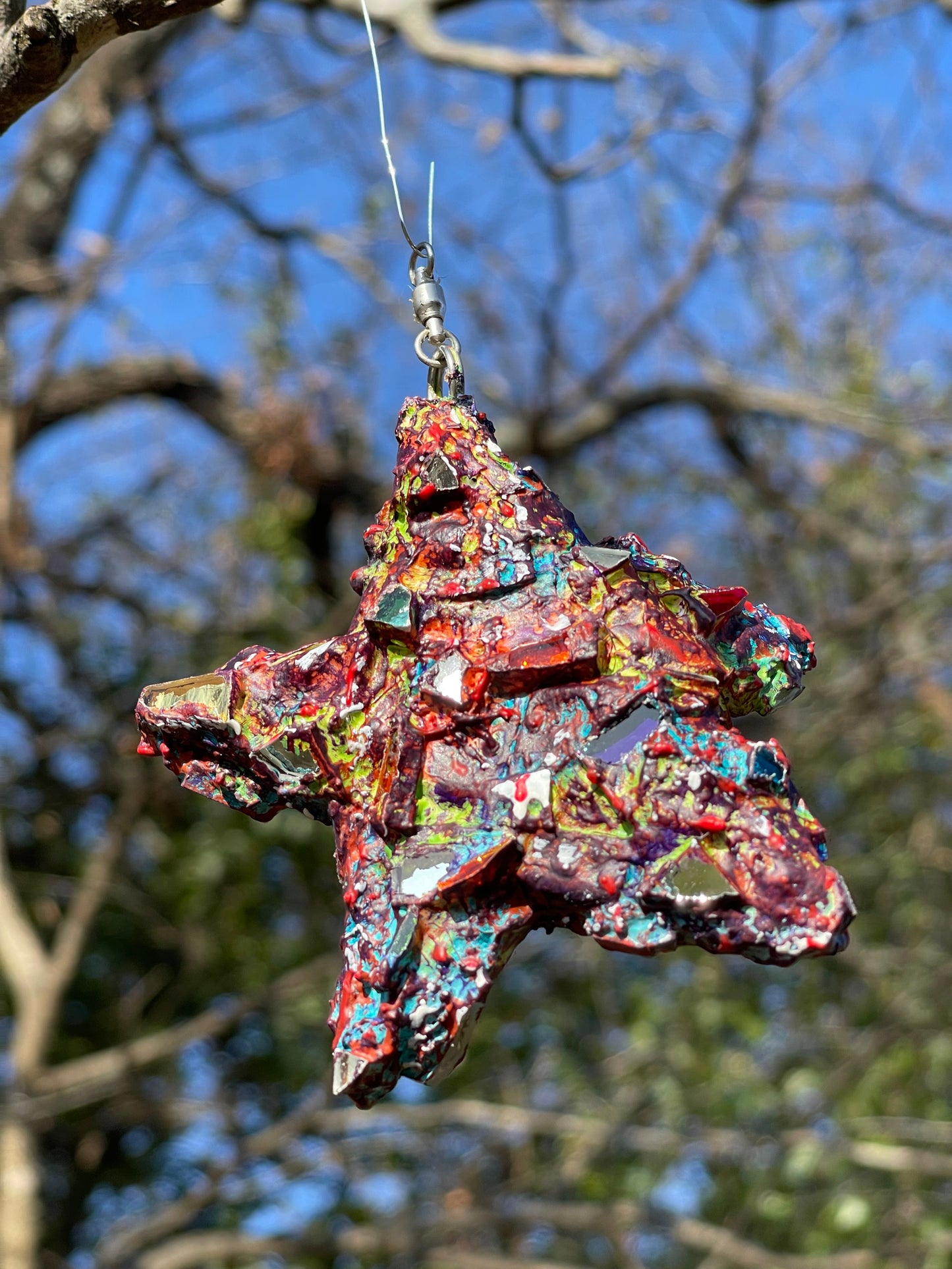 Industrial Chic Star Ornament