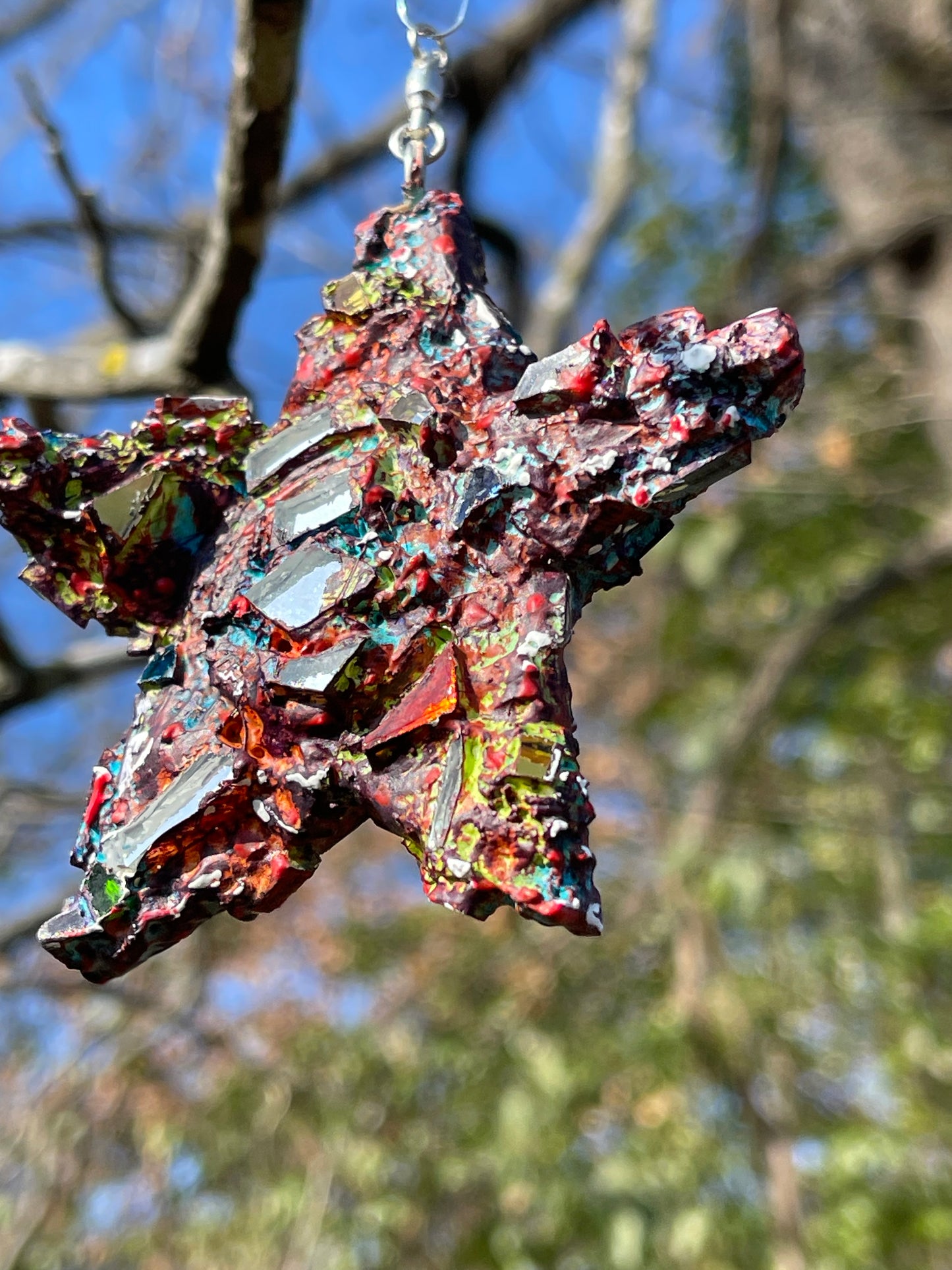 Industrial Chic Star Ornament