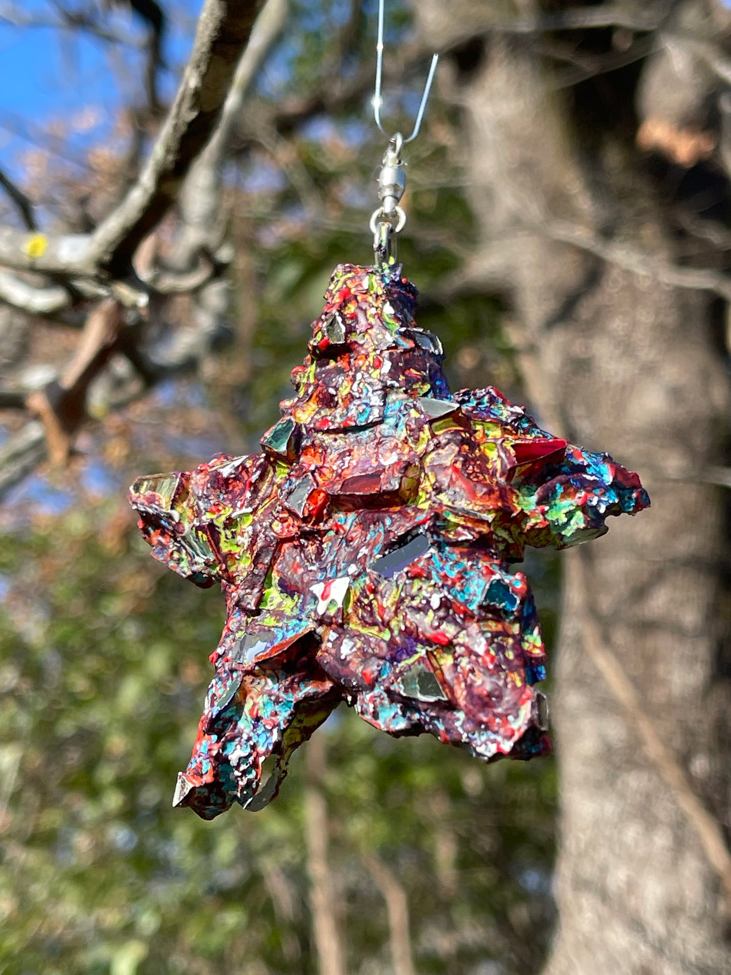 Industrial Chic Star Ornament