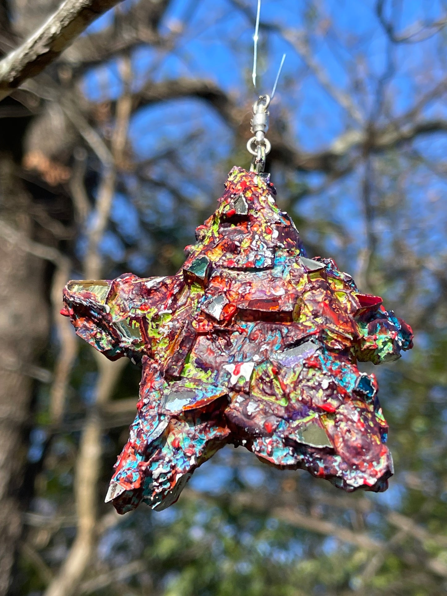 Industrial Chic Star Ornament