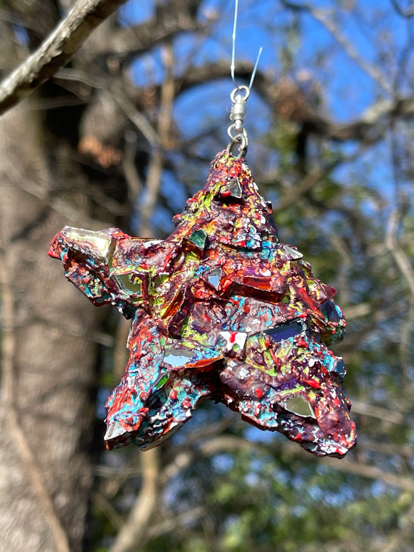 Industrial Chic Star Ornament