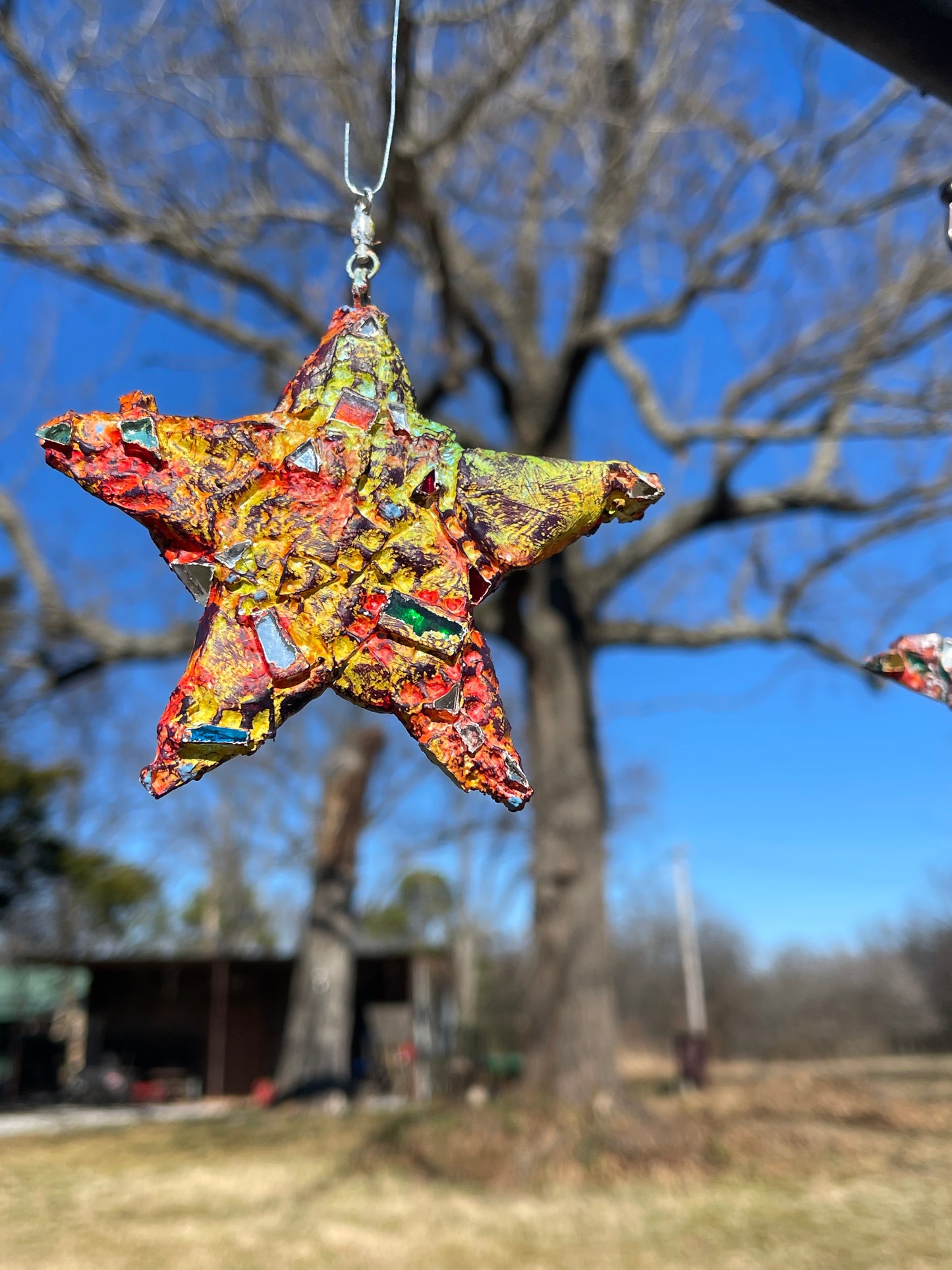 Crunchy repurposed bottle cap star