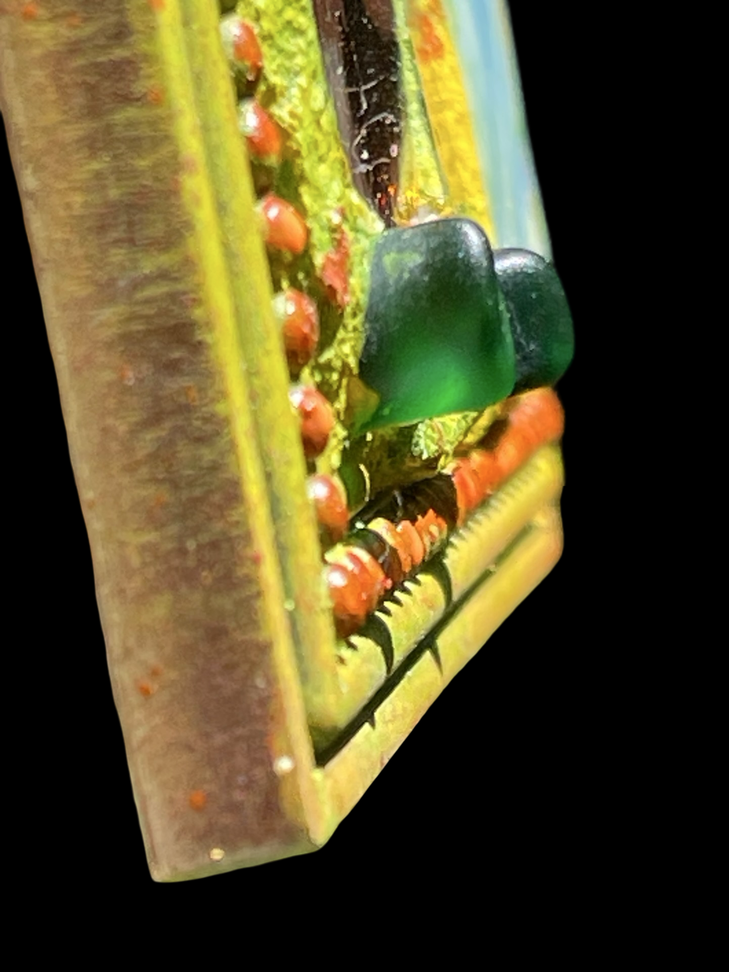 Single toggle mosaic light switch cover, beautiful vintage glass and mirror bits